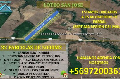 Loteo en Venta Parral